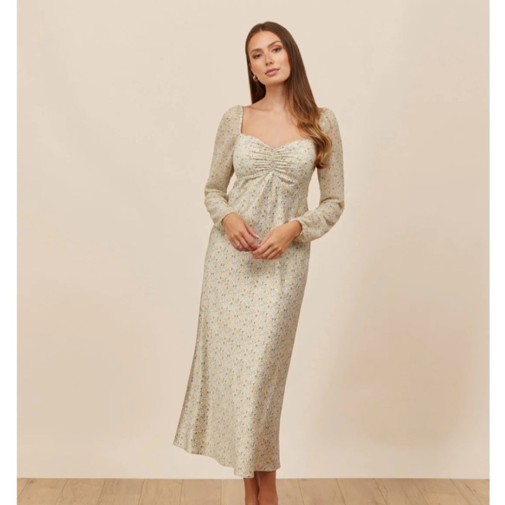 Park & Fifth Flower Satin Dress